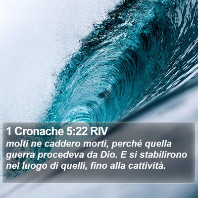 1 Cronache 5:22 RIV Bible Verse Image