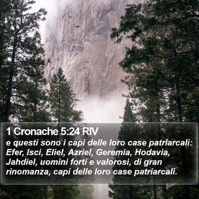 1 Cronache 5:24 RIV Bible Verse Image