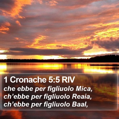 1 Cronache 5:5 RIV Bible Verse Image