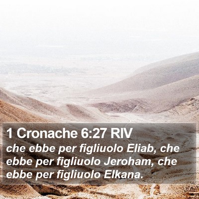1 Cronache 6:27 RIV Bible Verse Image