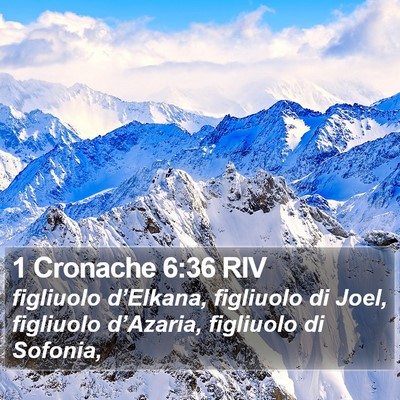 1 Cronache 6:36 RIV Bible Verse Image