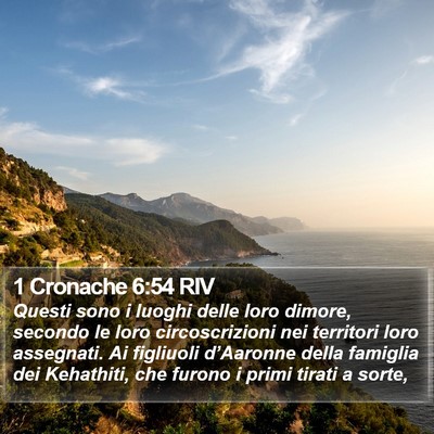 1 Cronache 6:54 RIV Bible Verse Image