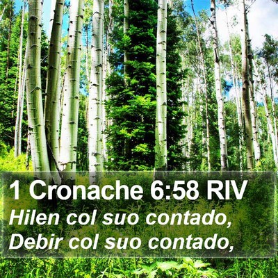 1 Cronache 6:58 RIV Bible Verse Image