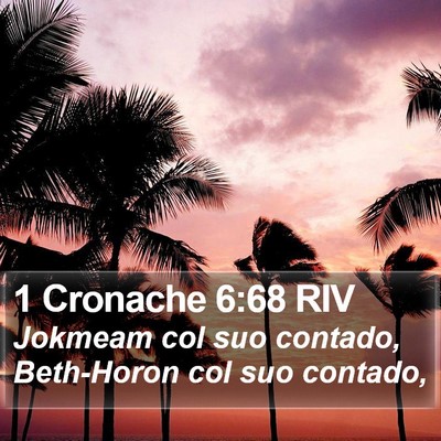 1 Cronache 6:68 RIV Bible Verse Image