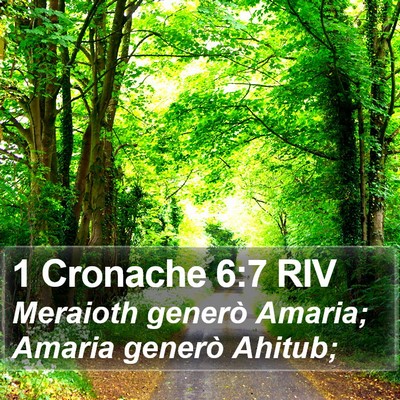 1 Cronache 6:7 RIV Bible Verse Image