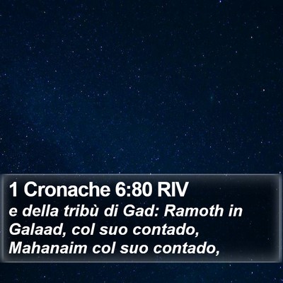 1 Cronache 6:80 RIV Bible Verse Image