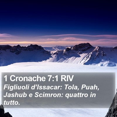 1 Cronache 7:1 RIV Bible Verse Image