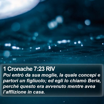 1 Cronache 7:23 RIV Bible Verse Image