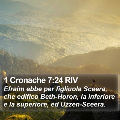 1 Cronache 7:24 RIV Bible Verse Image