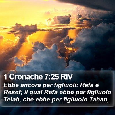 1 Cronache 7:25 RIV Bible Verse Image