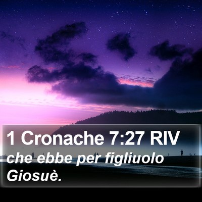 1 Cronache 7:27 RIV Bible Verse Image