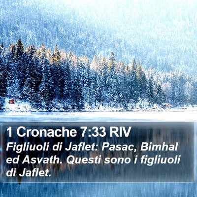 1 Cronache 7:33 RIV Bible Verse Image