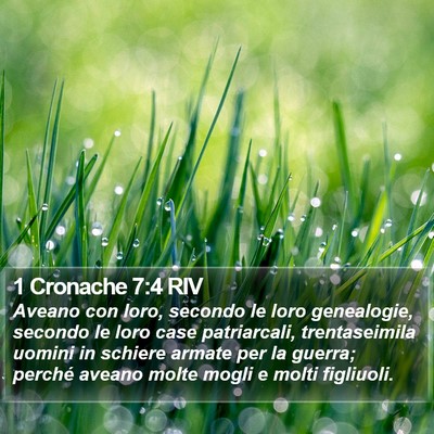 1 Cronache 7:4 RIV Bible Verse Image
