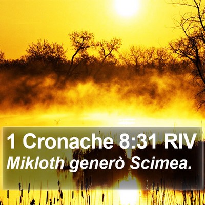 1 Cronache 8:31 RIV Bible Verse Image