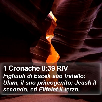 1 Cronache 8:39 RIV Bible Verse Image