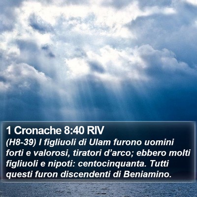 1 Cronache 8:40 RIV Bible Verse Image