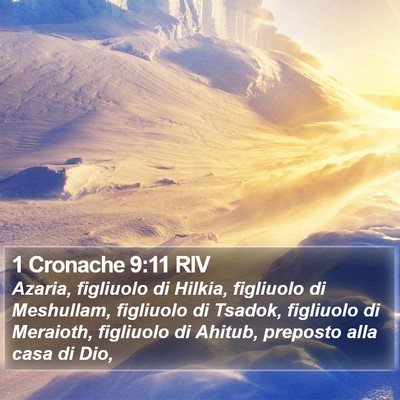 1 Cronache 9:11 RIV Bible Verse Image