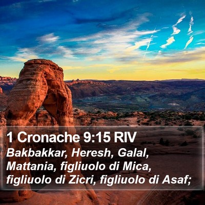 1 Cronache 9:15 RIV Bible Verse Image