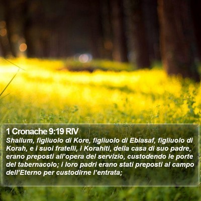 1 Cronache 9:19 RIV Bible Verse Image
