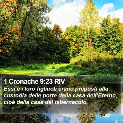1 Cronache 9:23 RIV Bible Verse Image