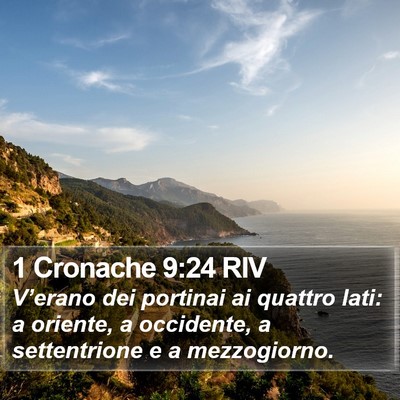 1 Cronache 9:24 RIV Bible Verse Image