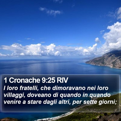 1 Cronache 9:25 RIV Bible Verse Image