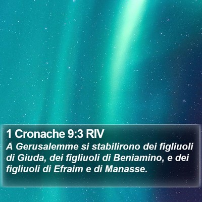 1 Cronache 9:3 RIV Bible Verse Image