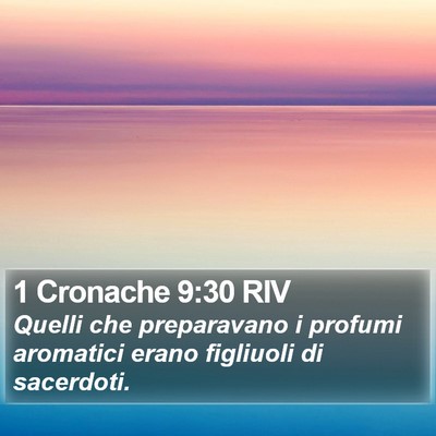1 Cronache 9:30 RIV Bible Verse Image