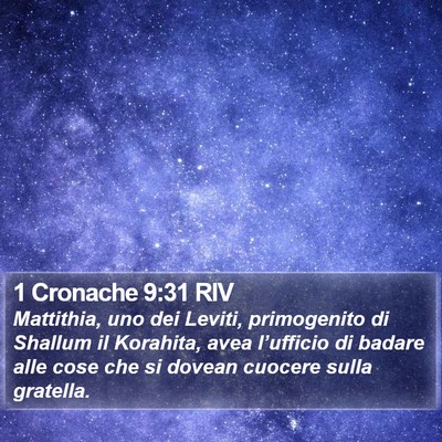 1 Cronache 9:31 RIV Bible Verse Image