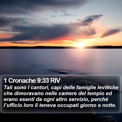 1 Cronache 9:33 RIV Bible Verse Image