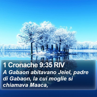 1 Cronache 9:35 RIV Bible Verse Image