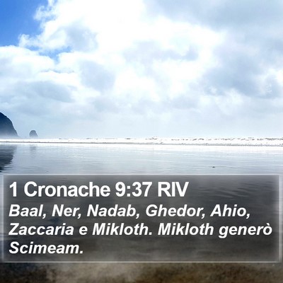 1 Cronache 9:37 RIV Bible Verse Image