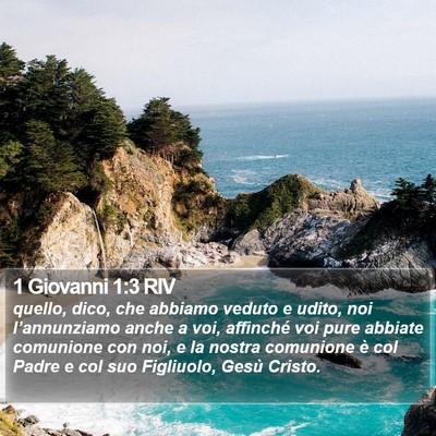 1 Giovanni 1:3 RIV Bible Verse Image