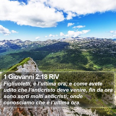 1 Giovanni 2:18 RIV Bible Verse Image