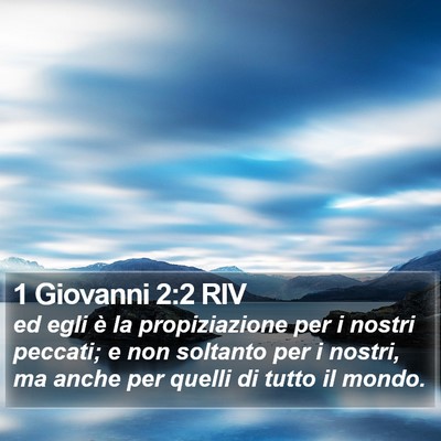 1 Giovanni 2:2 RIV Bible Verse Image