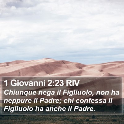 1 Giovanni 2:23 RIV Bible Verse Image