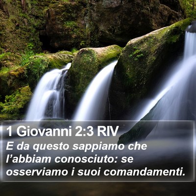1 Giovanni 2:3 RIV Bible Verse Image