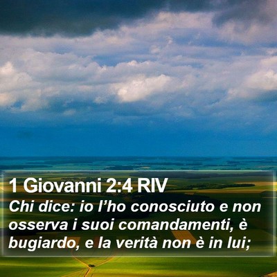 1 Giovanni 2:4 RIV Bible Verse Image