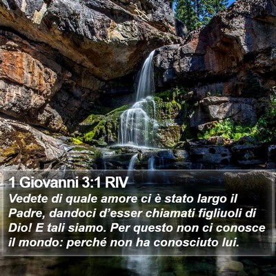 1 Giovanni 3:1 RIV Bible Verse Image