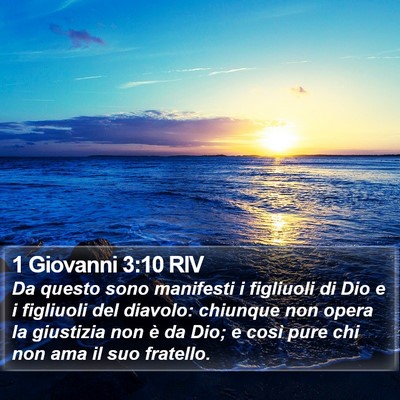 1 Giovanni 3:10 RIV Bible Verse Image