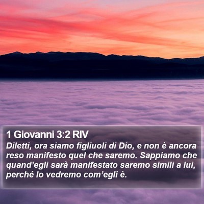 1 Giovanni 3:2 RIV Bible Verse Image