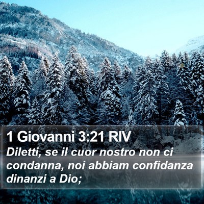 1 Giovanni 3:21 RIV Bible Verse Image