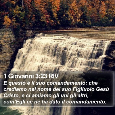 1 Giovanni 3:23 RIV Bible Verse Image