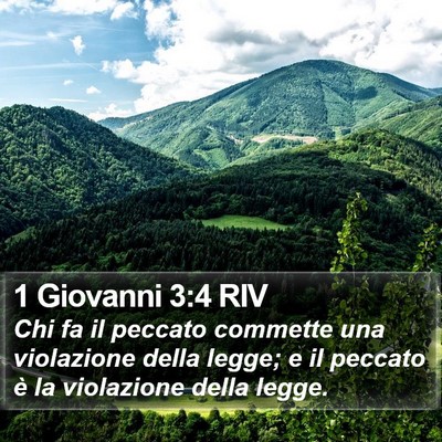 1 Giovanni 3:4 RIV Bible Verse Image
