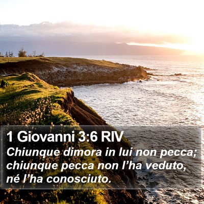 1 Giovanni 3:6 RIV Bible Verse Image