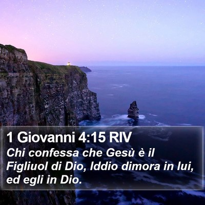 1 Giovanni 4:15 RIV Bible Verse Image