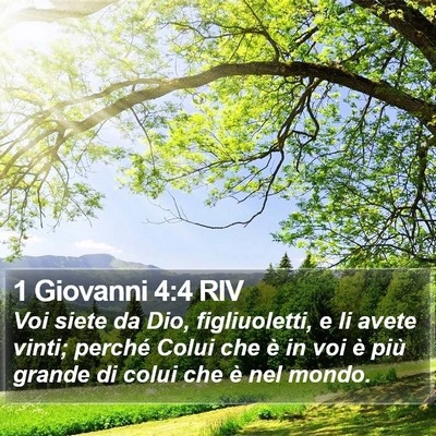 1 Giovanni 4:4 RIV Bible Verse Image