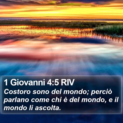 1 Giovanni 4:5 RIV Bible Verse Image