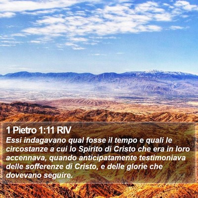 1 Pietro 1:11 RIV Bible Verse Image