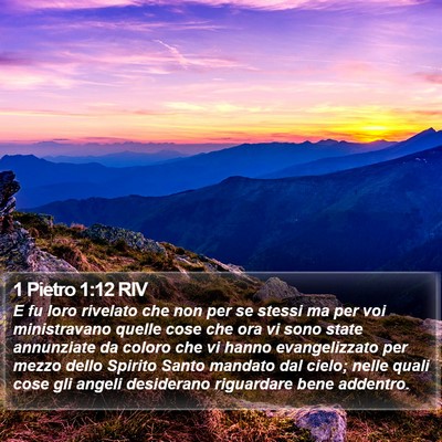 1 Pietro 1:12 RIV Bible Verse Image